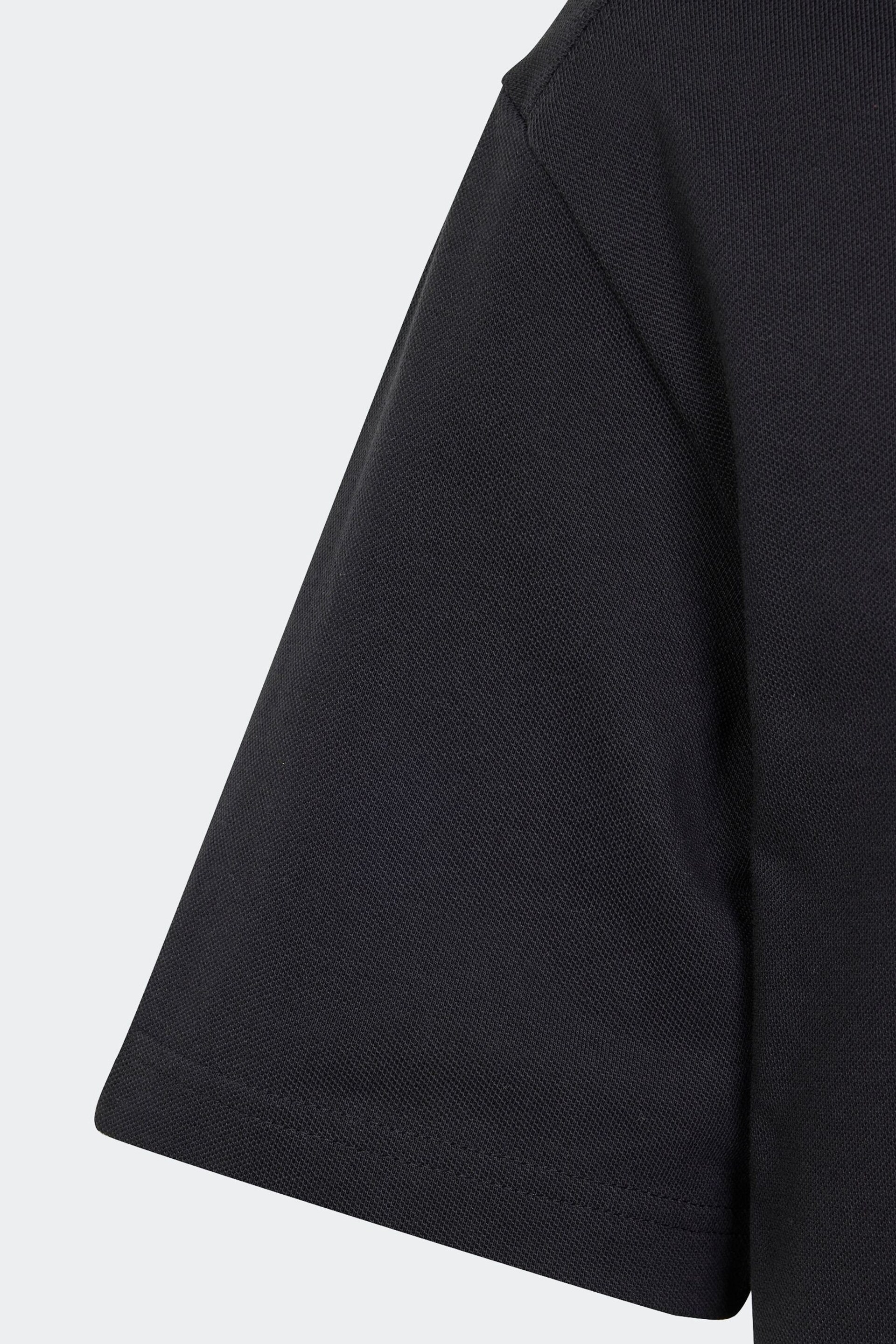adidas Black Sportswear Future Icons Logo Piqué T-Shirt - Image 5 of 5