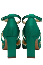 Lotus Green Diamante Pointed Toe Court Shoes - Image 3 of 4