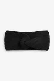 Black Knitted Headband - Image 1 of 1