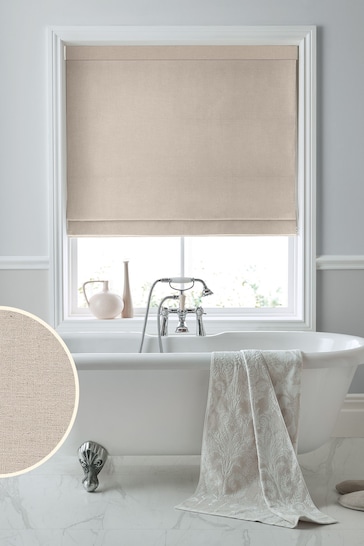 Laura Ashley Natural Swanson Made to Measure Roman Blind