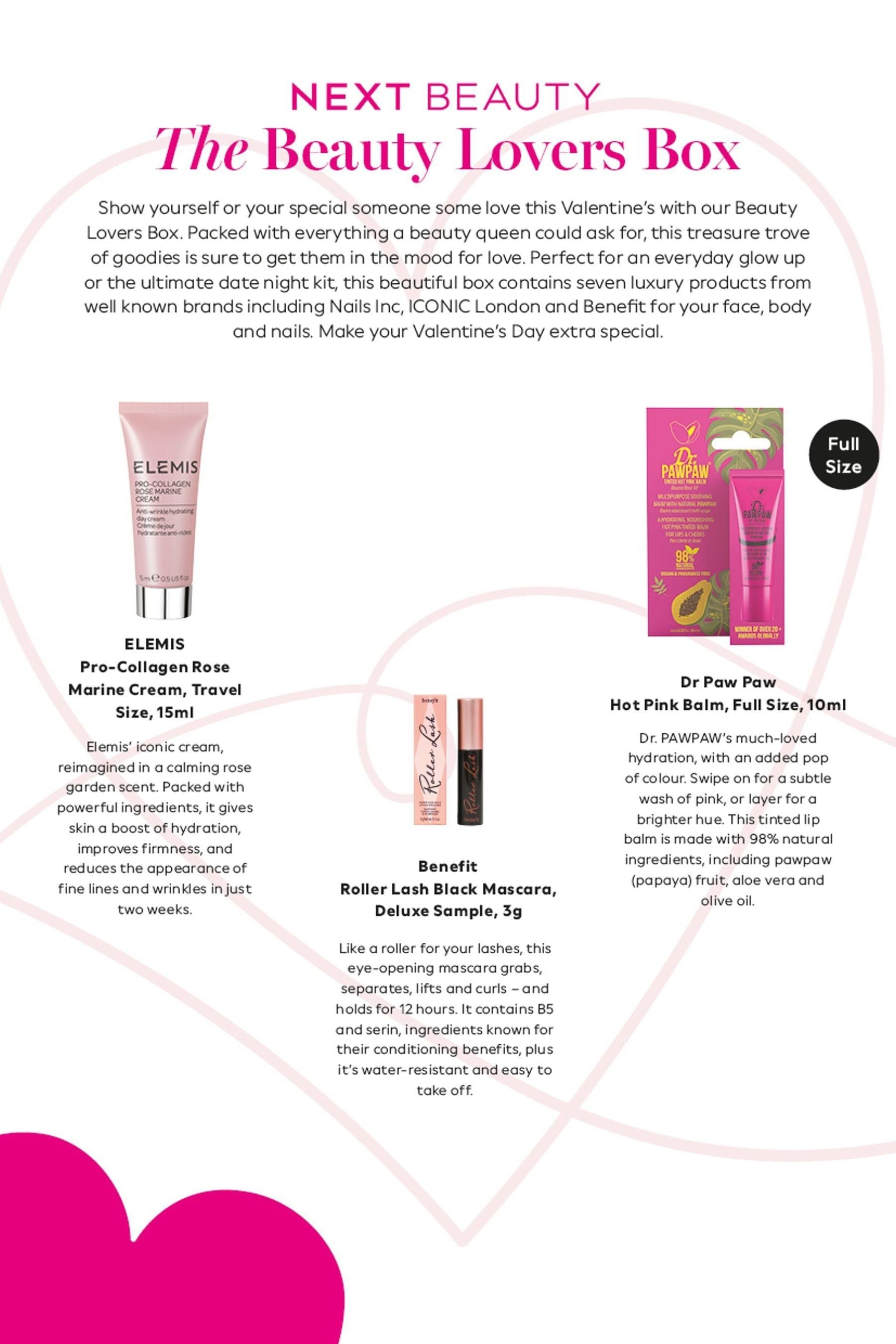 Benefit sample box store
