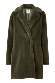 Yumi Green Faux Fur Coat - Image 5 of 5