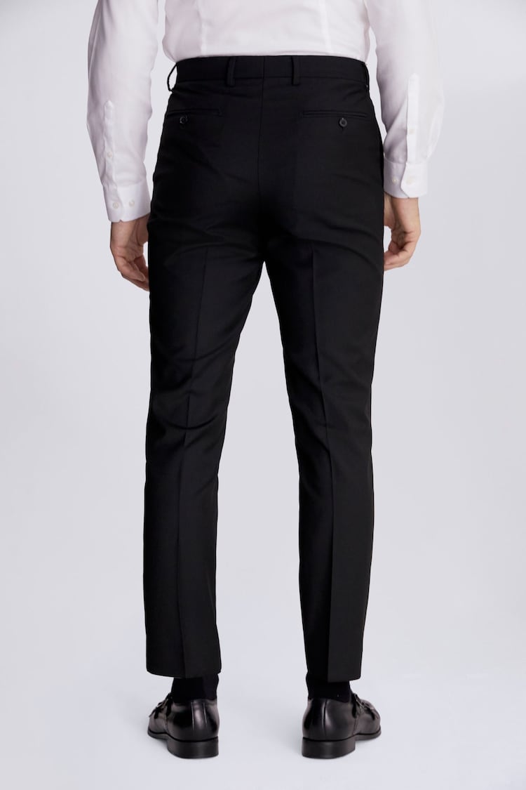 MOSS Black Slim Suit: Trousers - Image 2 of 3