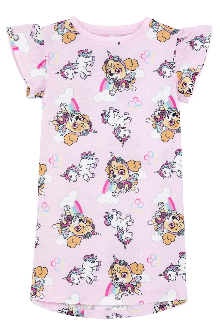 Vanilla Underground Pink Girls Multi Paw Patrol Nighties 2 Pack - Image 2 of 7