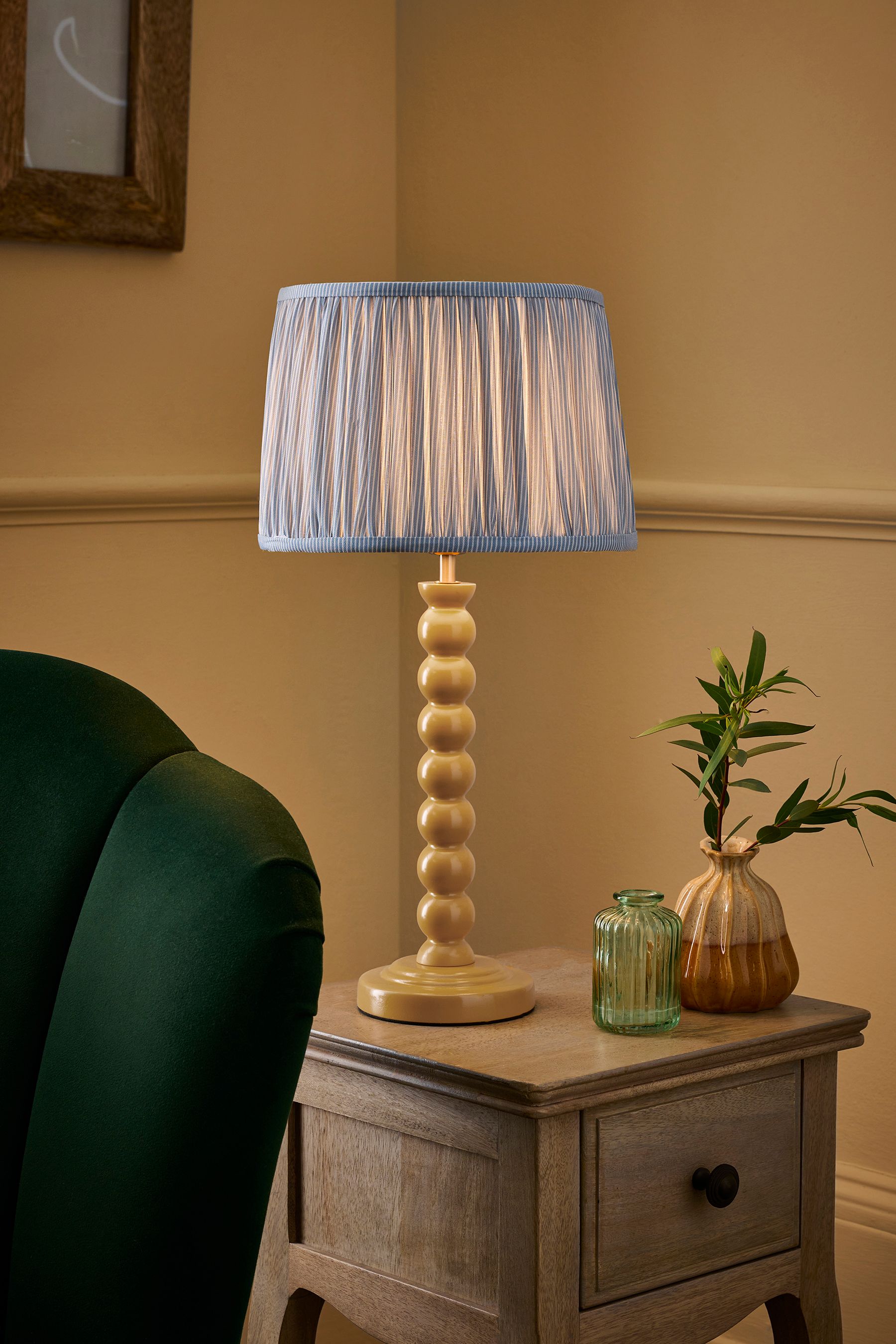 Yellow Bobbin Table Lamp