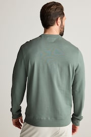 Green Lightweight Crew Neck Sweatshirt - Image 3 of 7