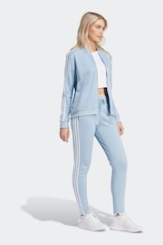 adidas Blue Sportswear Essential Tracksuit - Image 4 of 9