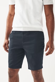 Navy/Stone Slim Fit Stretch Chinos Shorts 2 Pack - Image 5 of 17