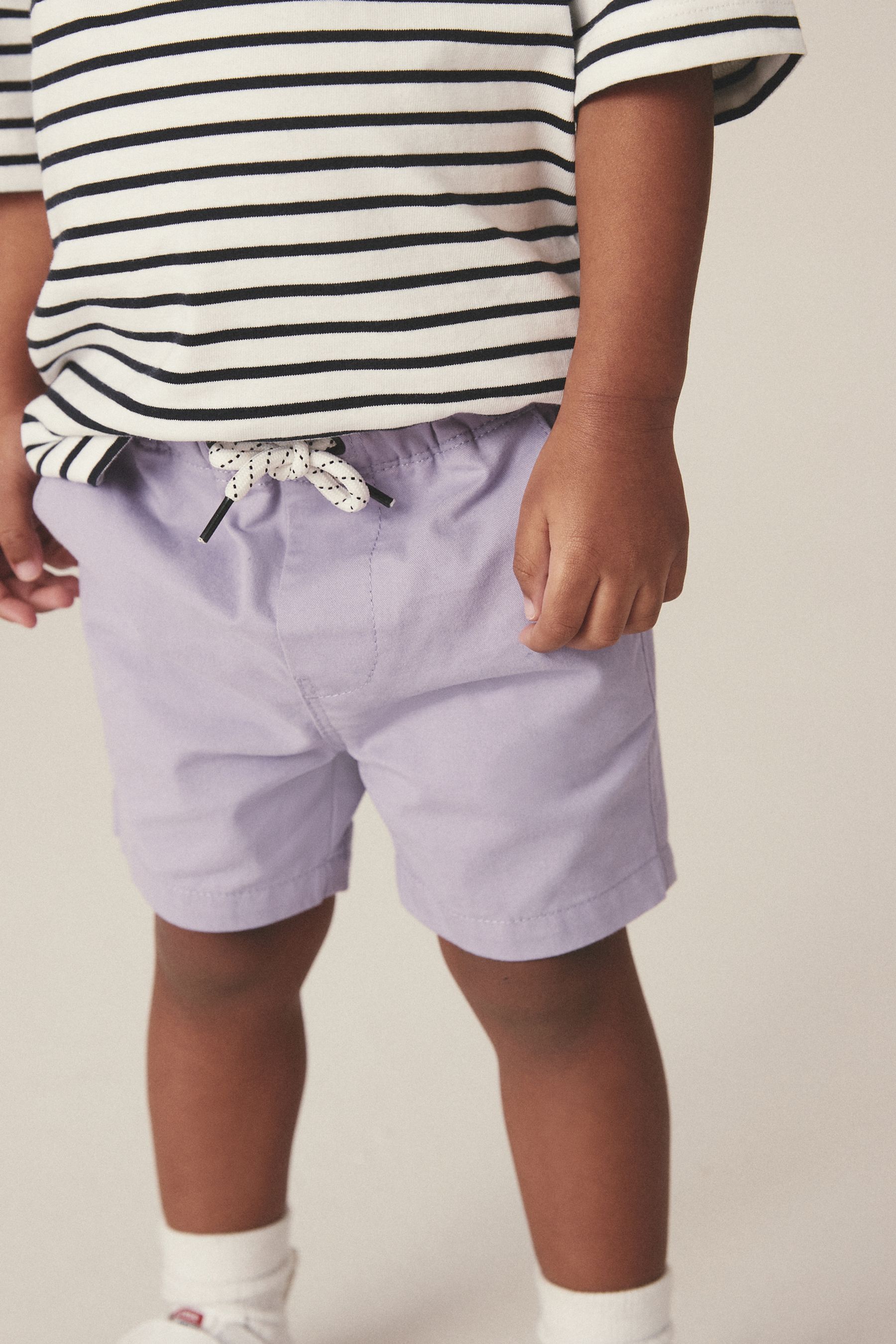 Cotton pull on shorts hotsell