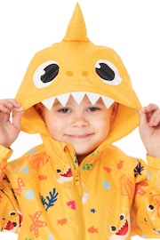 Vanilla Underground Yellow Baby Shark Unisex Kids Puddle Suit - Image 6 of 7
