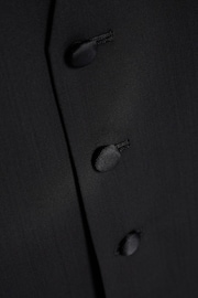 Black Signature Tollegno Wool Suit Waistcoat - Image 7 of 7