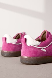 Pink Signature Forever Comfort® Low Retro Leather Trainers - Image 10 of 11
