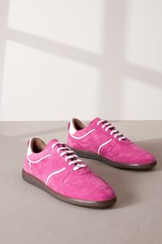 Pink Signature Forever Comfort® Low Retro Leather Trainers - Image 7 of 11