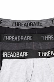 Threadbare Grey Hipster Boxers 3 Packs - Image 3 of 6