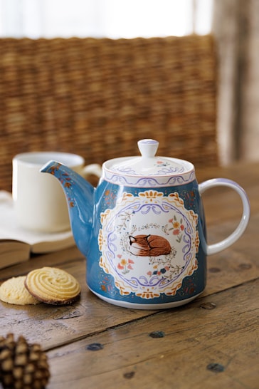 London Pottery Blue Bell-Shaped Loose Tea Teapot
