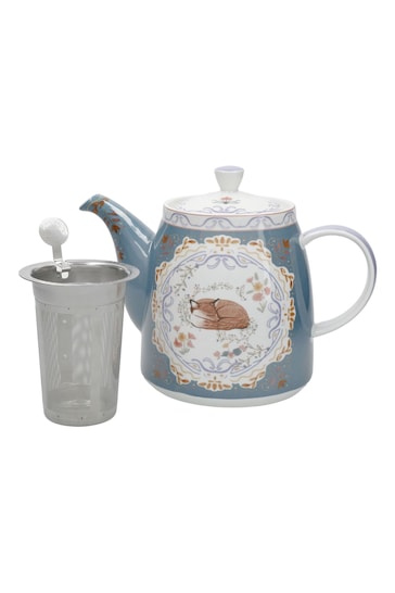 London Pottery Blue Bell-Shaped Loose Tea Teapot