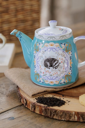 London Pottery Light Blue Bell-Shaped Loose Tea Teapot