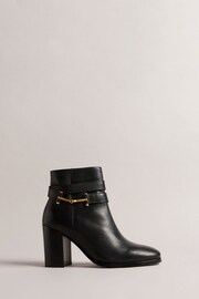 Ted Baker Black T Hinge Anisea Leather 85mm Ankle Boots - Image 1 of 4