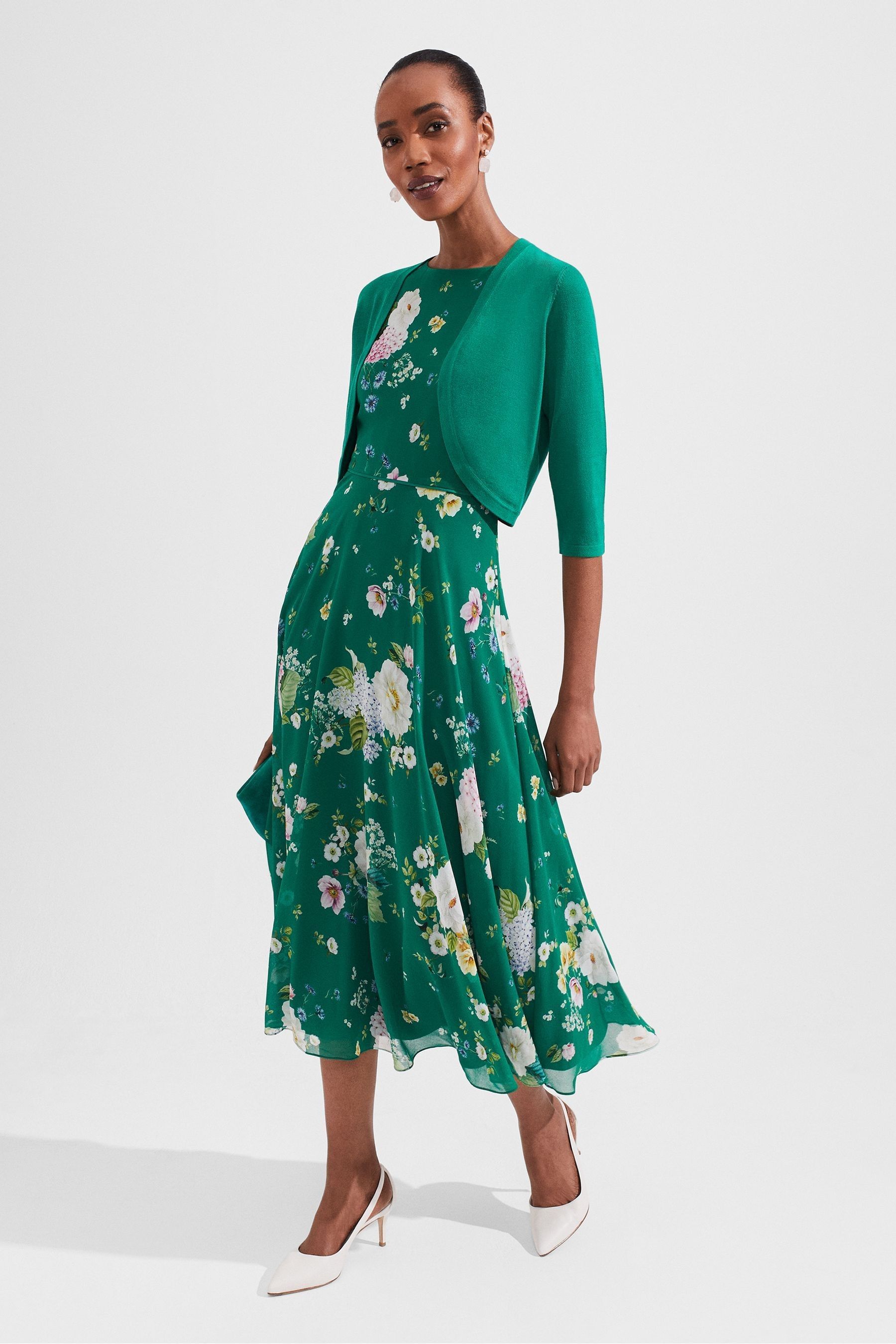 Hobbs Green Carrie Bolero Jacket