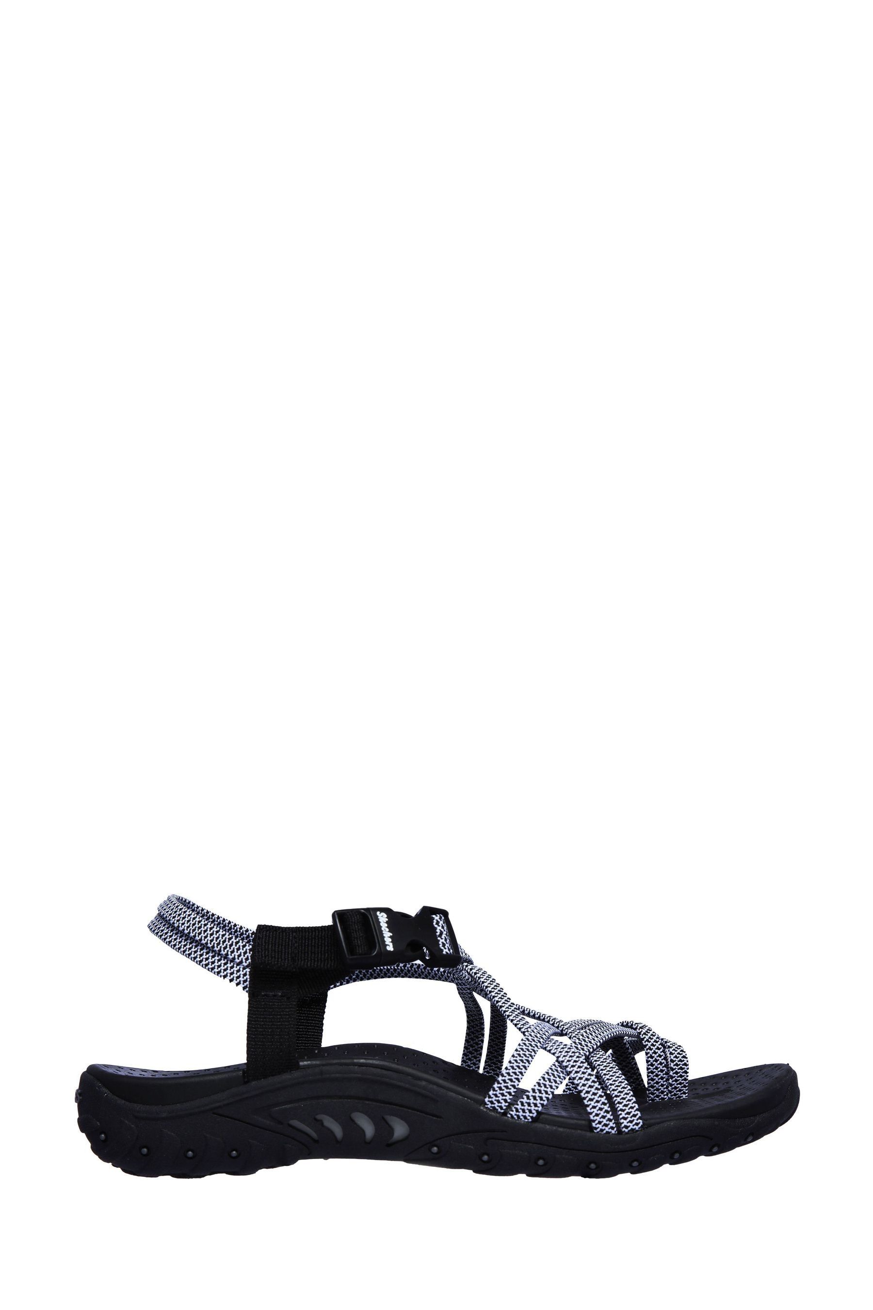 Skechers reggae sandals black outlet