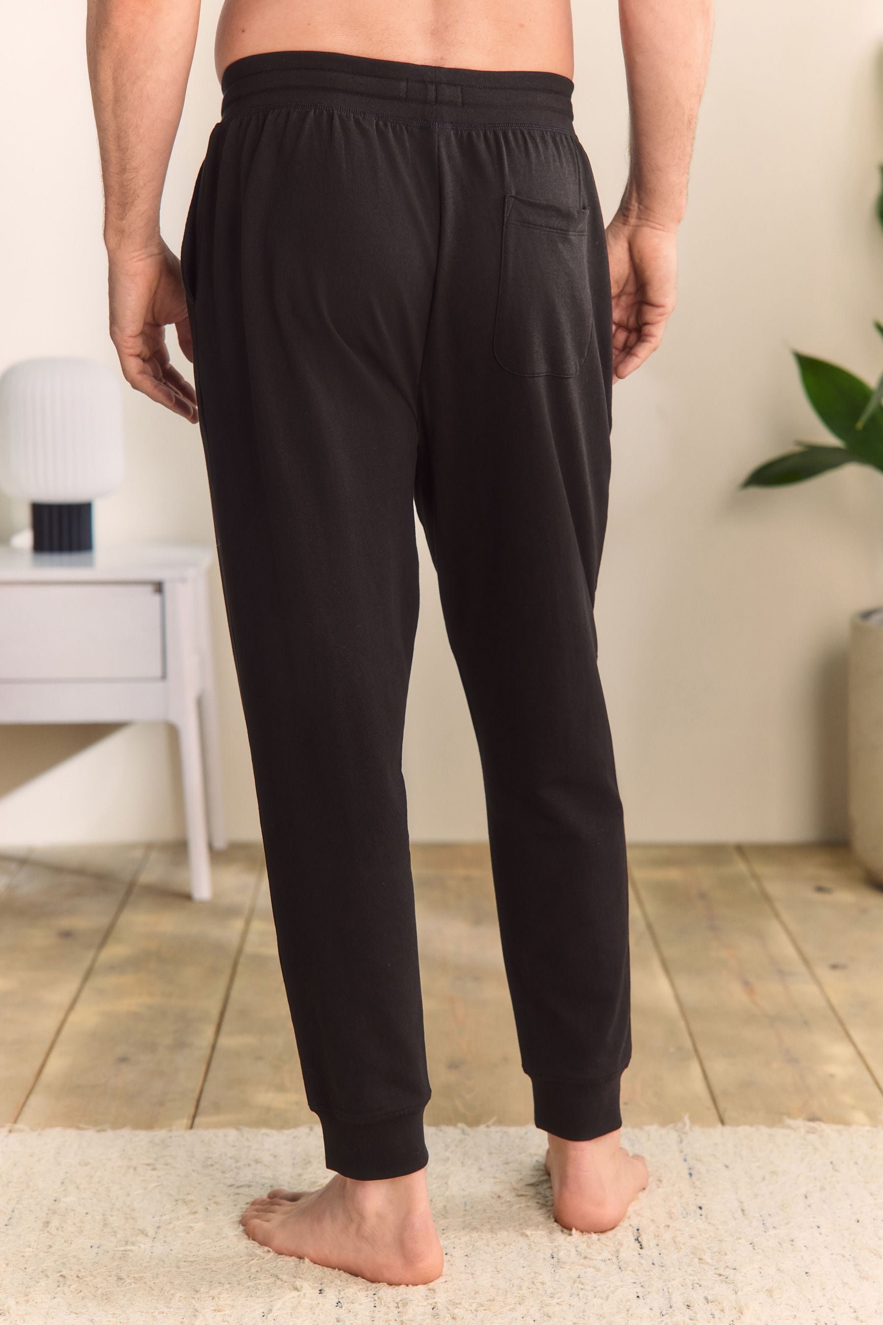 Buy Black Cuffed Slim Lightweight Joggers from the Next UK online shop