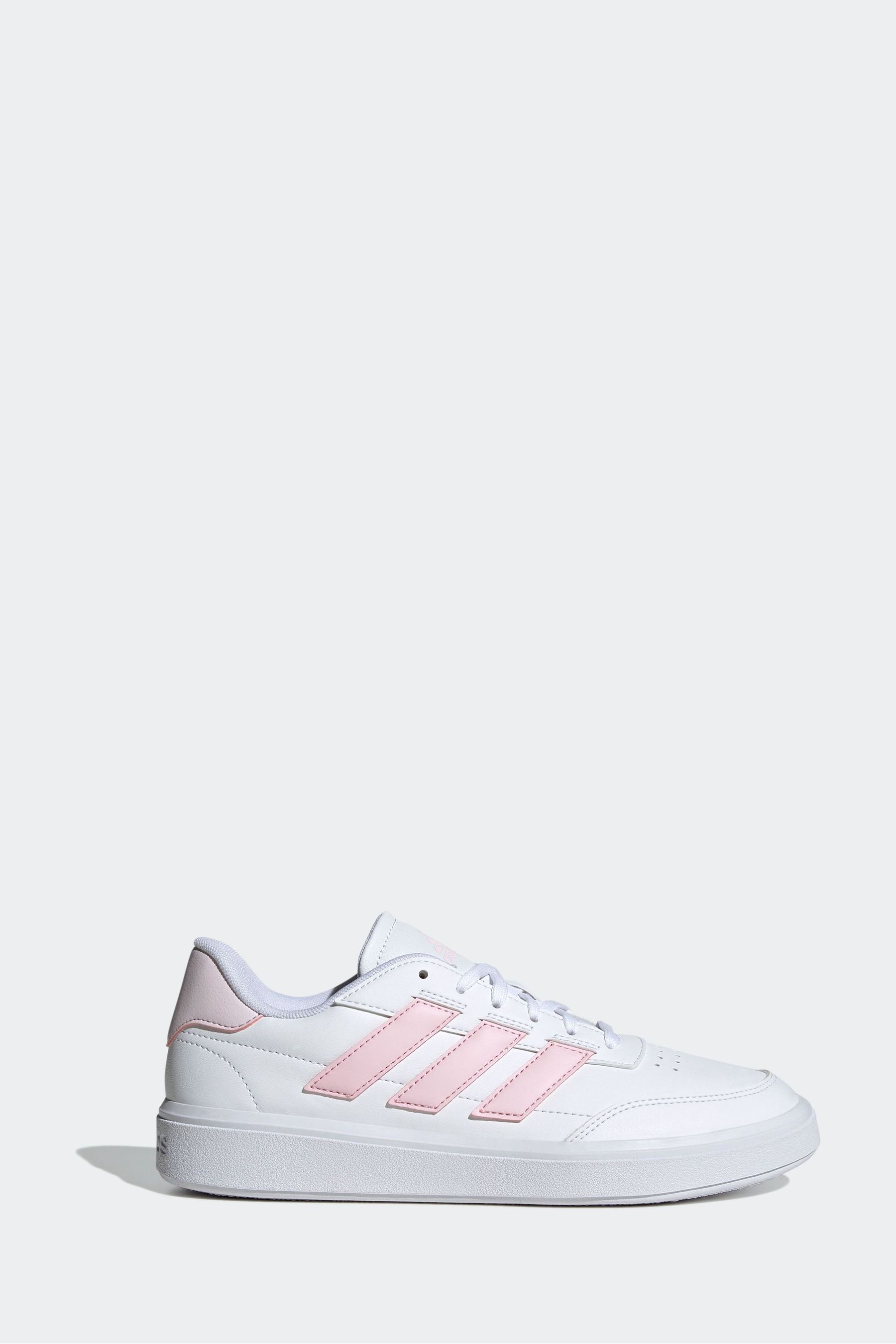 Buy adidas White Pink adidas Court Block Animal Trainers from the Next UK online shop