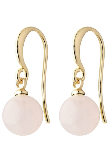 PILGRIM Pink Gold Plated Earring