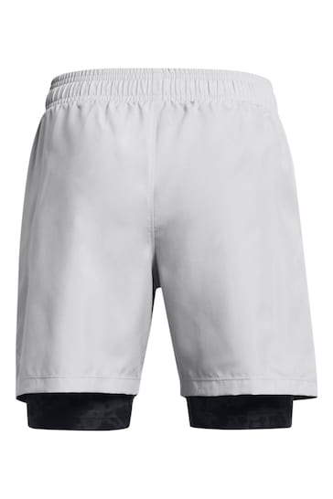 Under Armour Grey Woven 2-in-1 Shorts