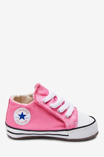 Converse Pink Chuck Taylor All Star Pram Shoes