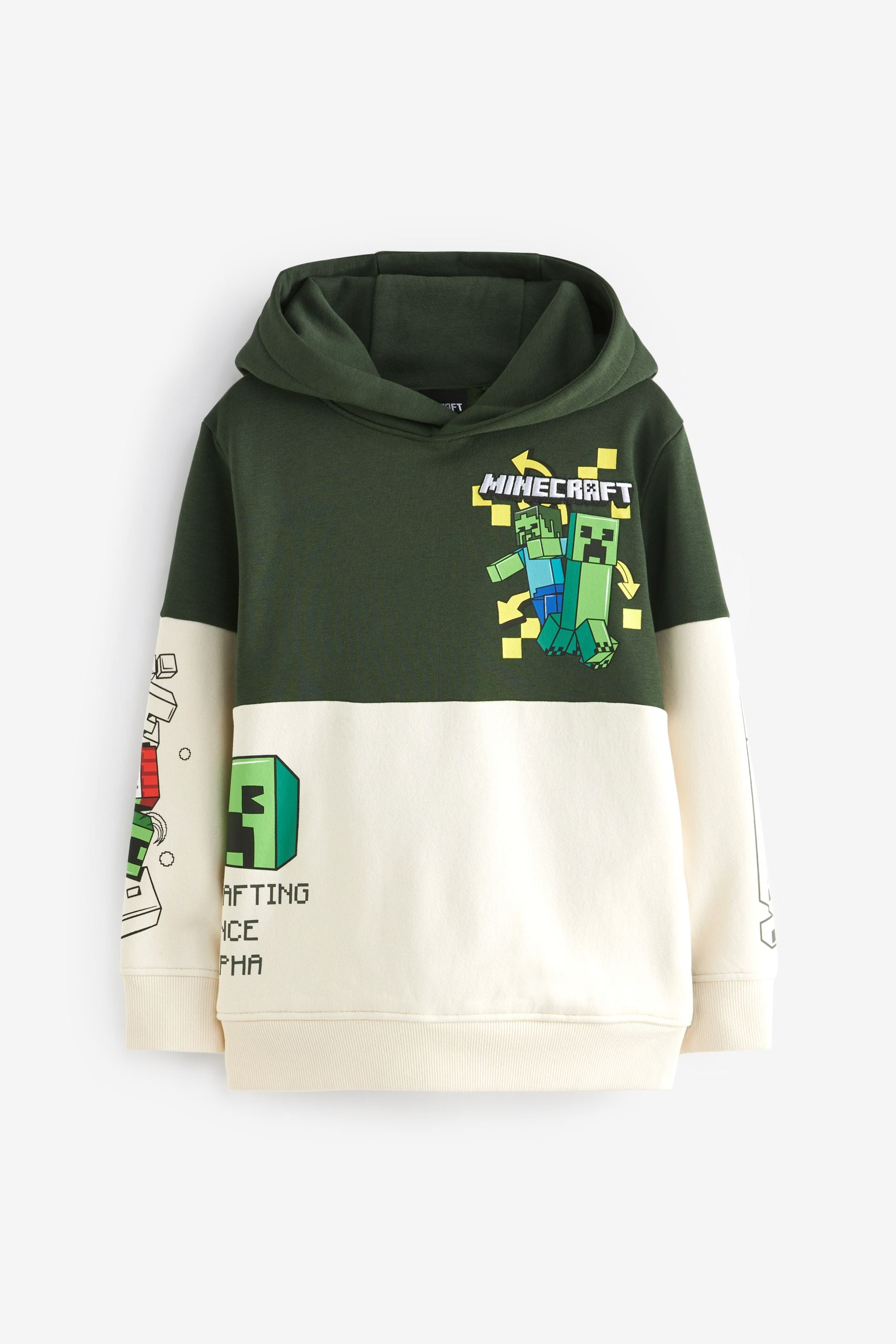 Minecraft green hoodie deals