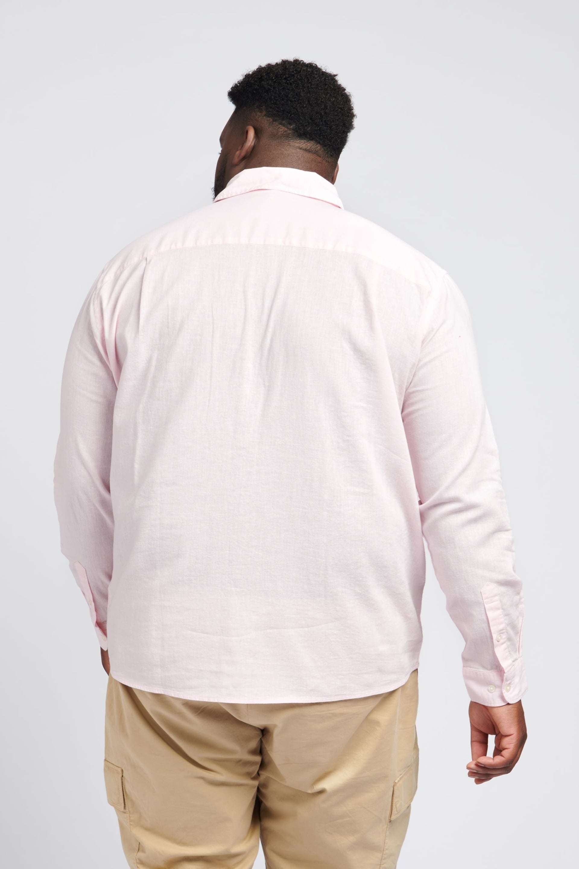 U.S. Polo Assn. Linen Blend Relaxed Long Sleeve Shirt - Image 2 of 4