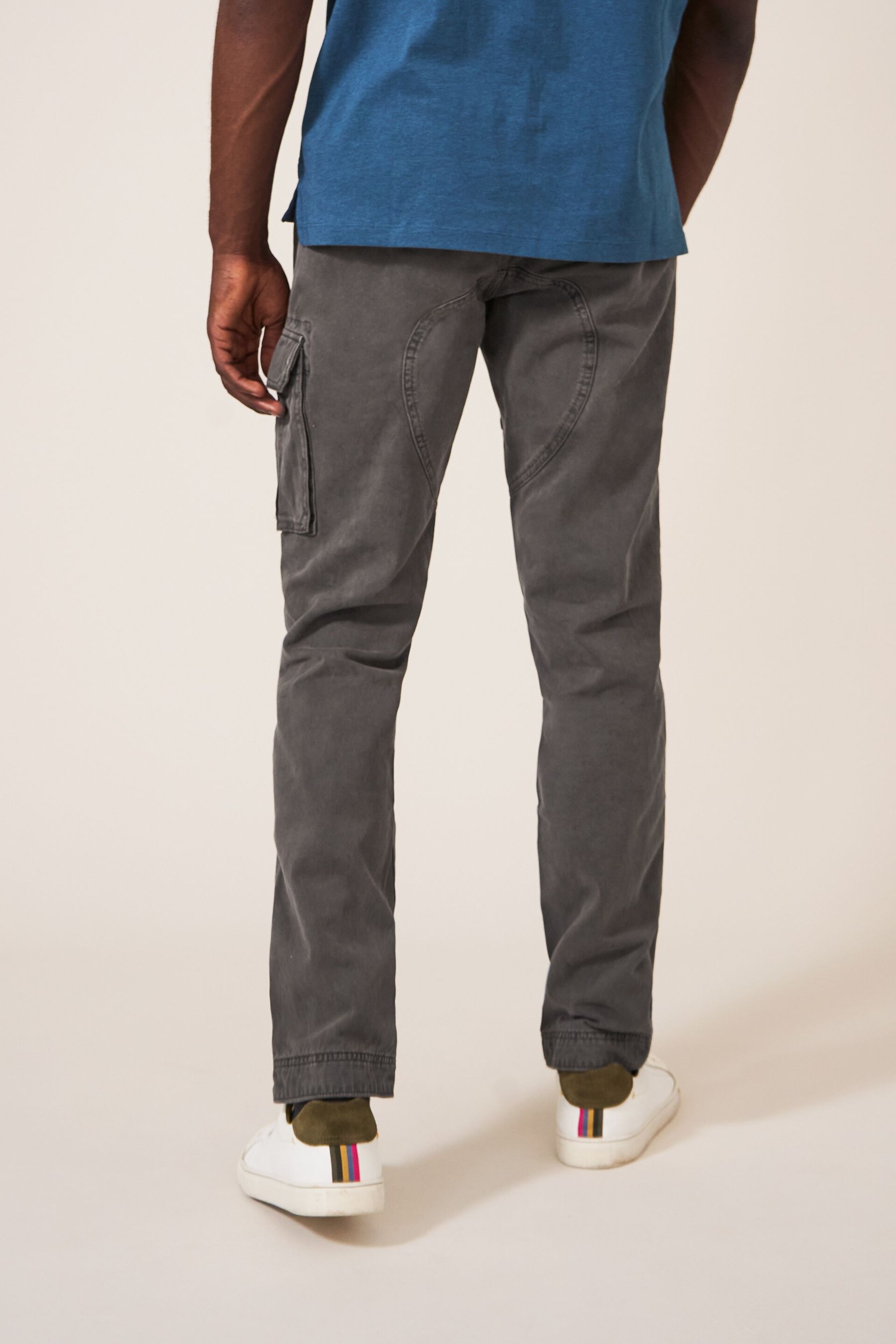 White Stuff Grey Kegworth Cargo Trousers - Image 2 of 6