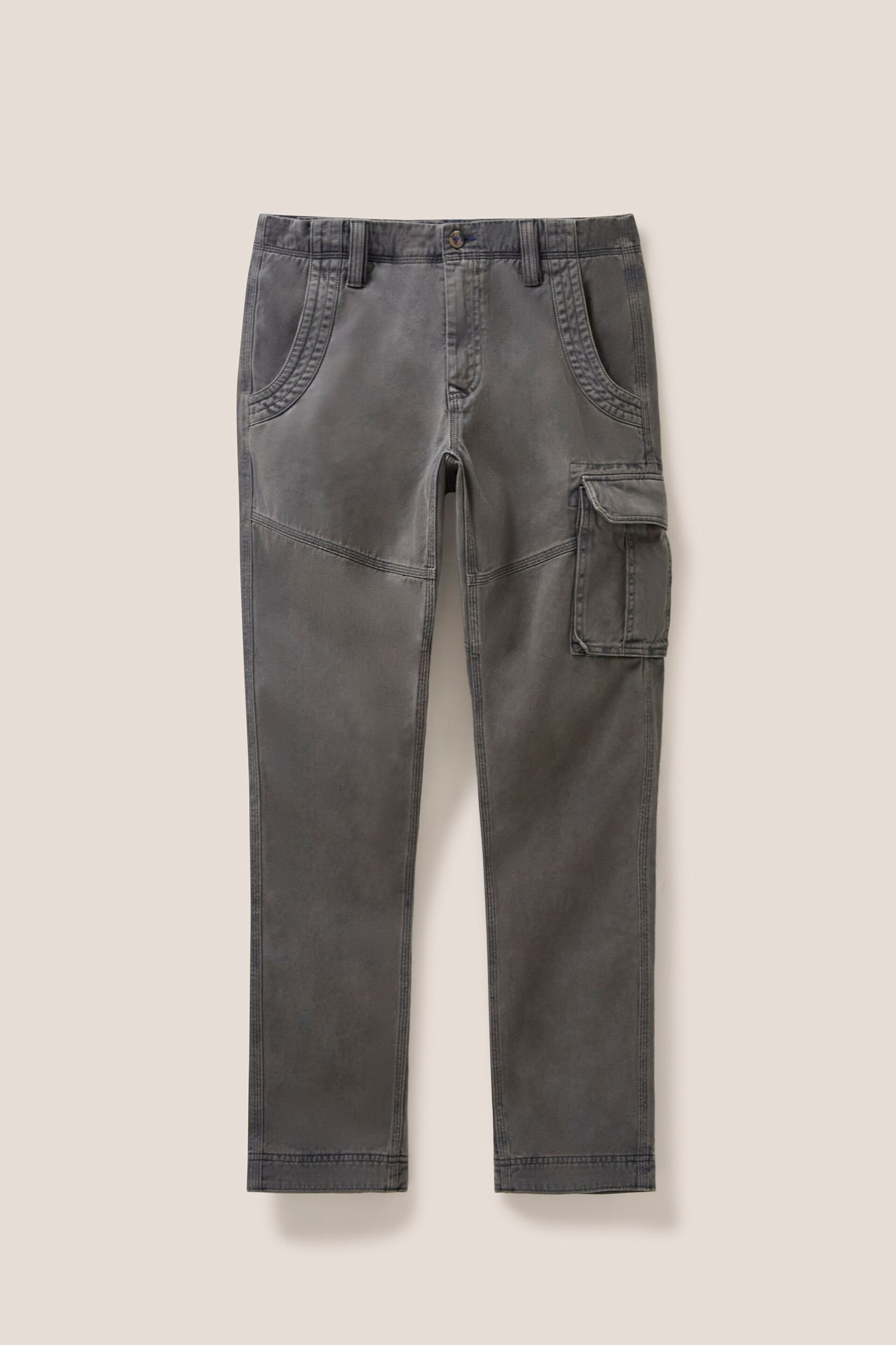 White Stuff Grey Kegworth Cargo Trousers - Image 5 of 6