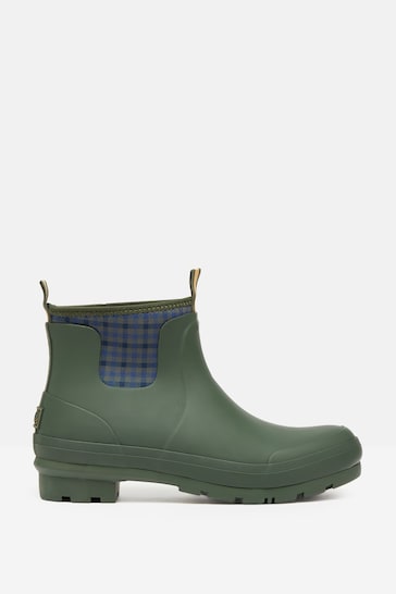 Joules Foxton Green Neoprene Lined Ankle Wellies