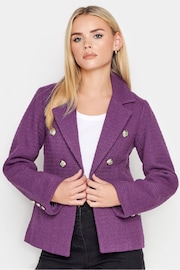 PixieGirl Petite Purple Boucle Blazer - Image 1 of 4