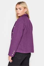 PixieGirl Petite Purple Boucle Blazer - Image 2 of 4