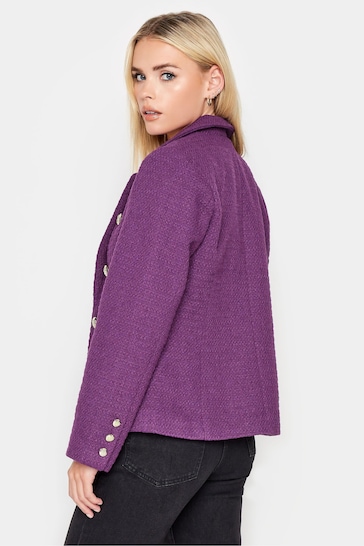 PixieGirl Petite Purple Boucle Blazer