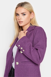 PixieGirl Petite Purple Boucle Blazer - Image 4 of 4