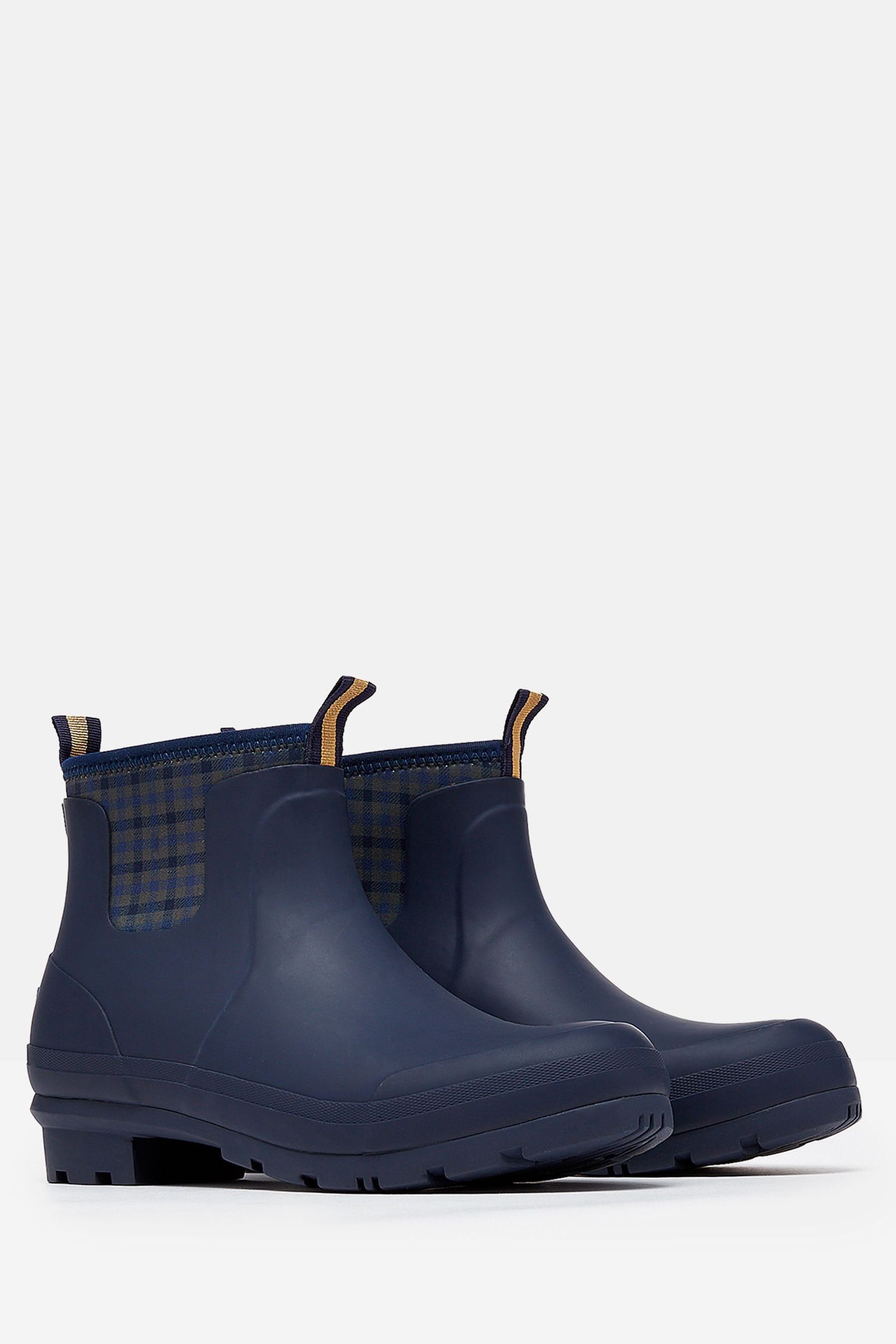 Joules Foxton Wellibobs Navy Blue Neoprene Lined Ankle Wellies