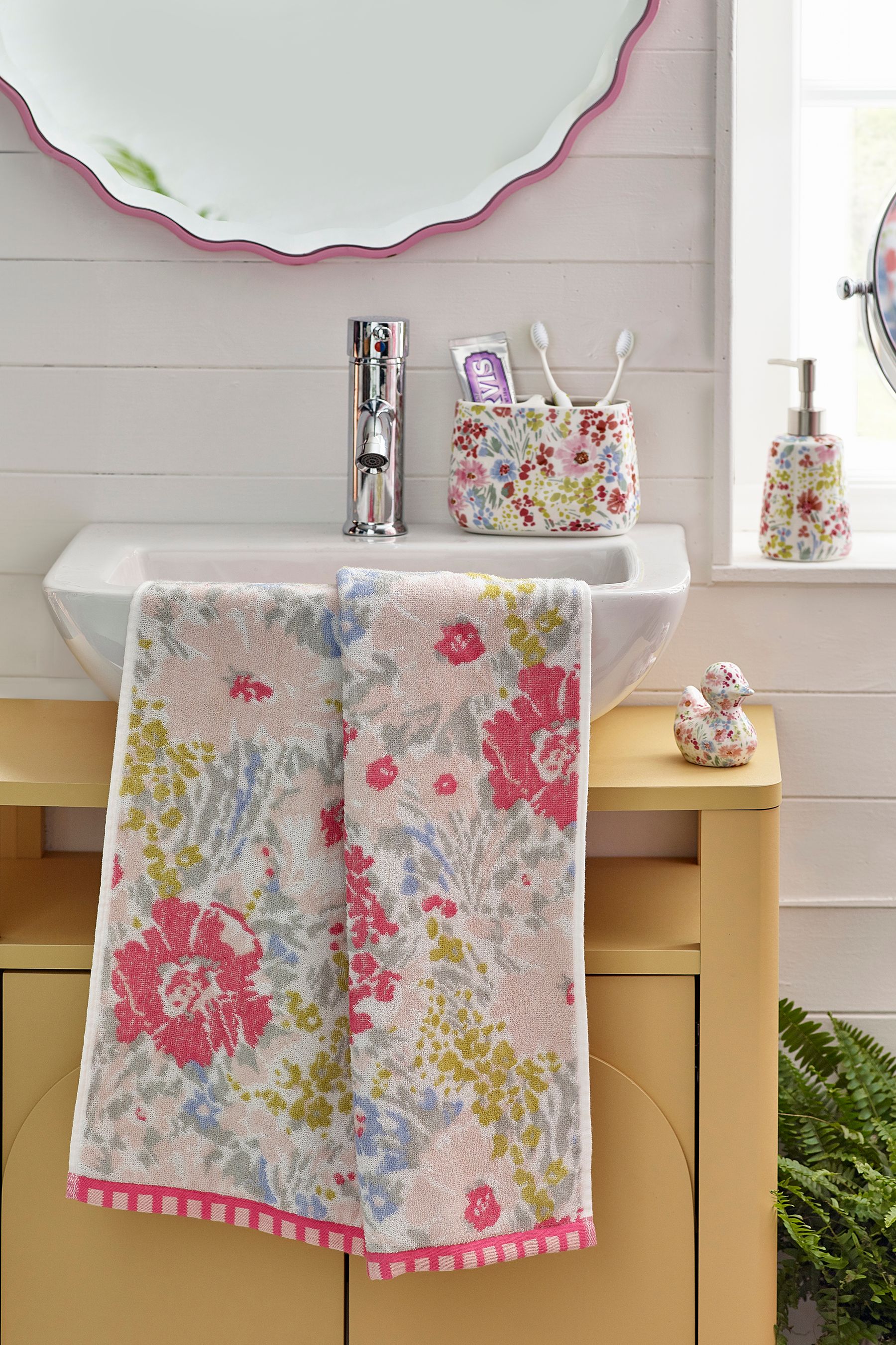 Floral bath towel sets hotsell