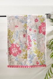 Multi Floral Towel 100% Cotton - Image 3 of 4