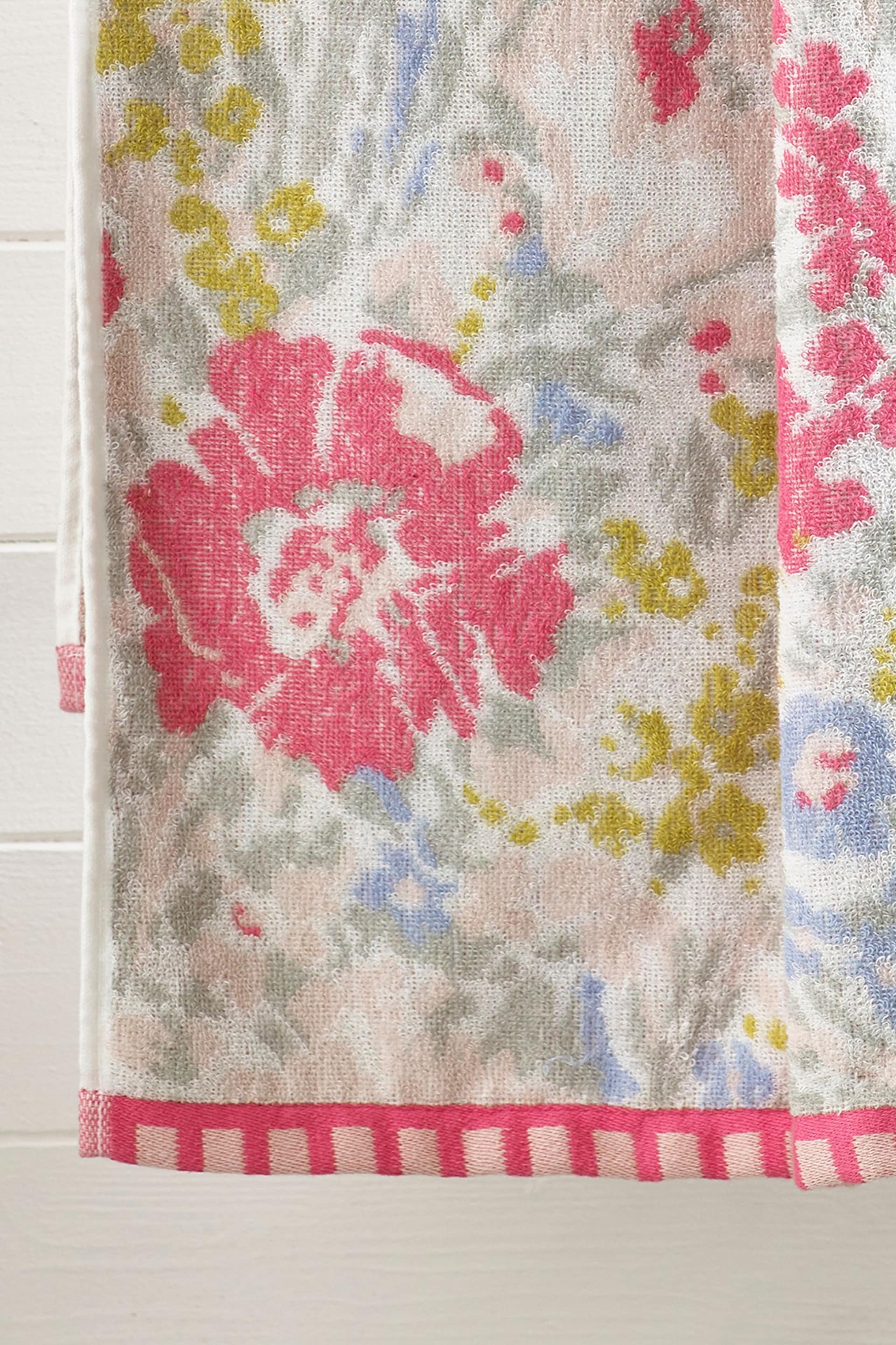 Multi Floral Towel 100% Cotton - Image 4 of 4