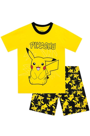 Character Yellow Pokemon  Short Pyjamas
