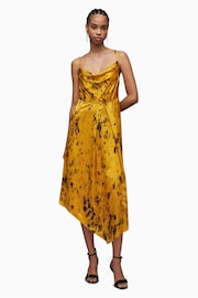 AllSaints Yellow Marta Ronnie Dress - Image 3 of 7