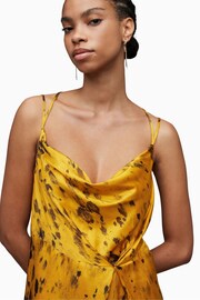 AllSaints Yellow Marta Ronnie Dress - Image 5 of 7