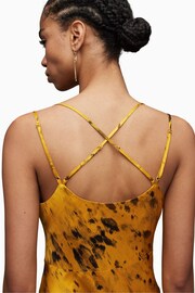 AllSaints Yellow Marta Ronnie Dress - Image 6 of 7