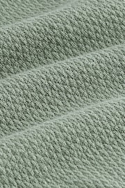 Green Trophy Linen Blend Knitted Polo Shirt - Image 7 of 7