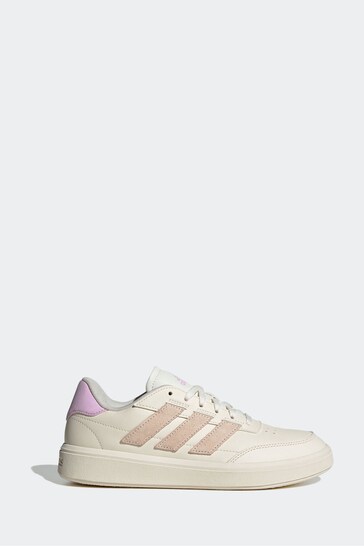 Buy adidas Cream Court Block Trainers from the Next UK online shop