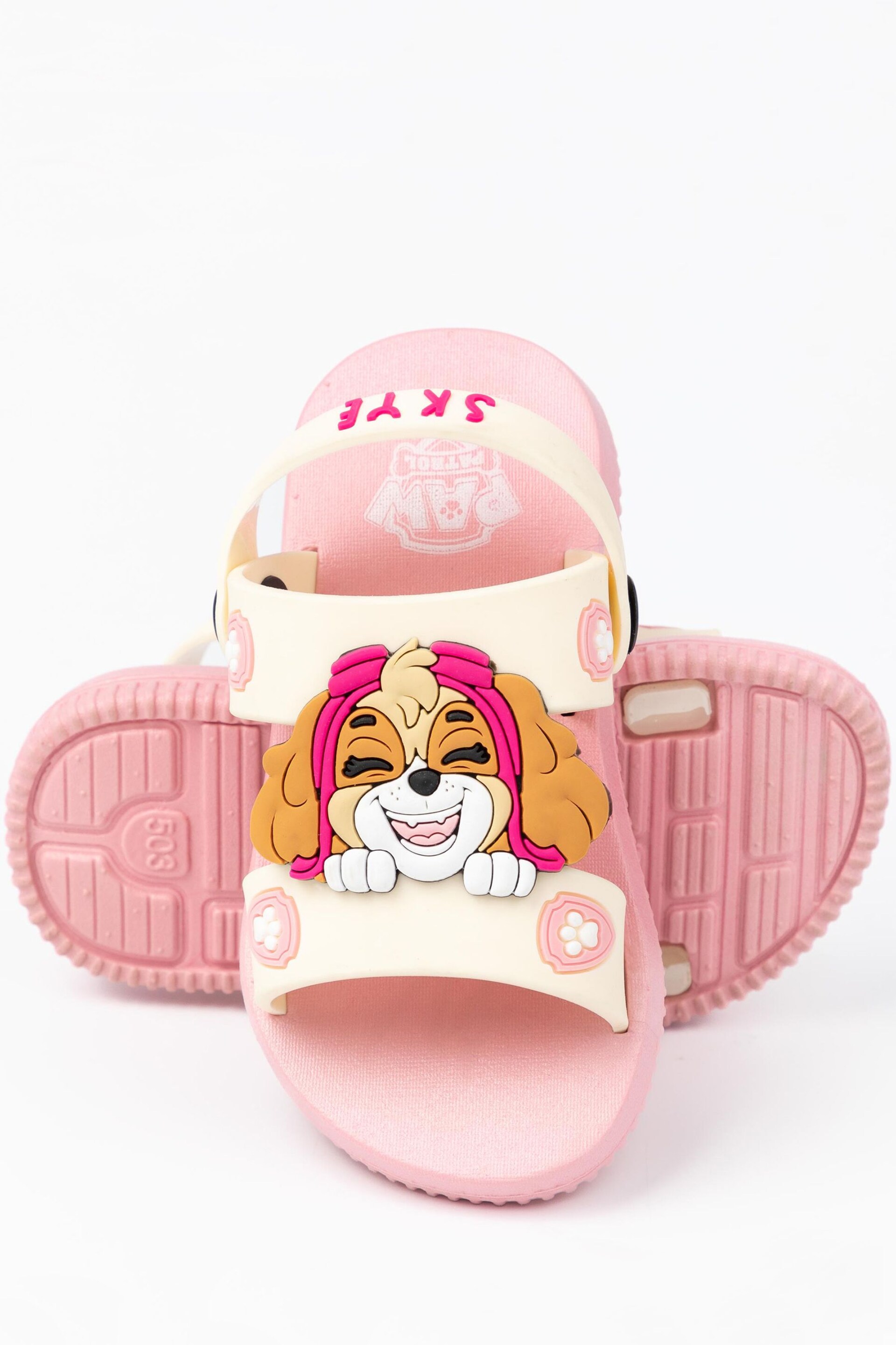 Vanilla Underground Pink Girls Paw Patrol Disney Sandals - Image 3 of 5