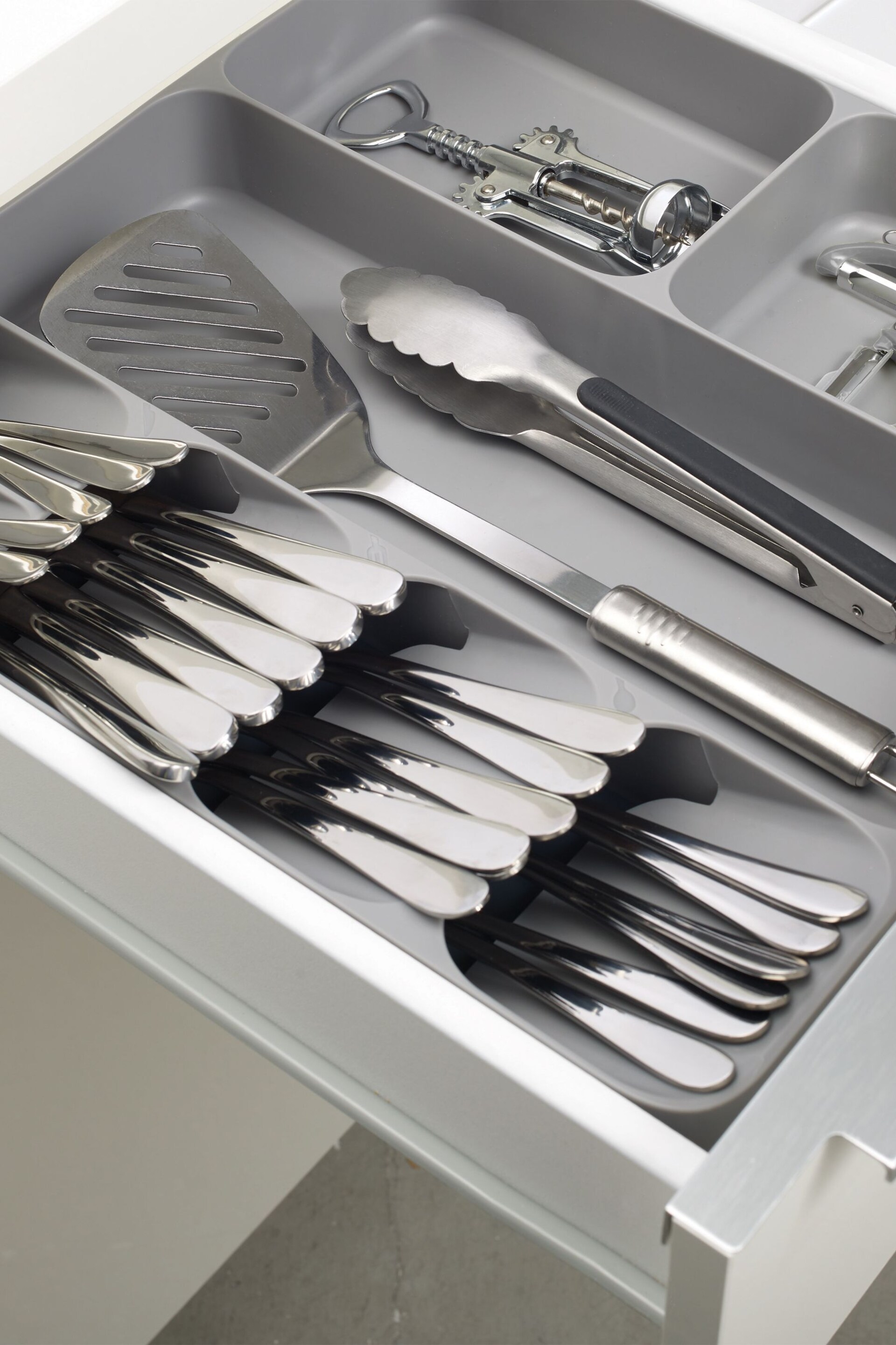 Joseph Joseph Grey DrawerStore Cutlery Utensil Gadget Organiser - Image 4 of 7